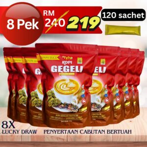 8 PEK KOPI GEGELI